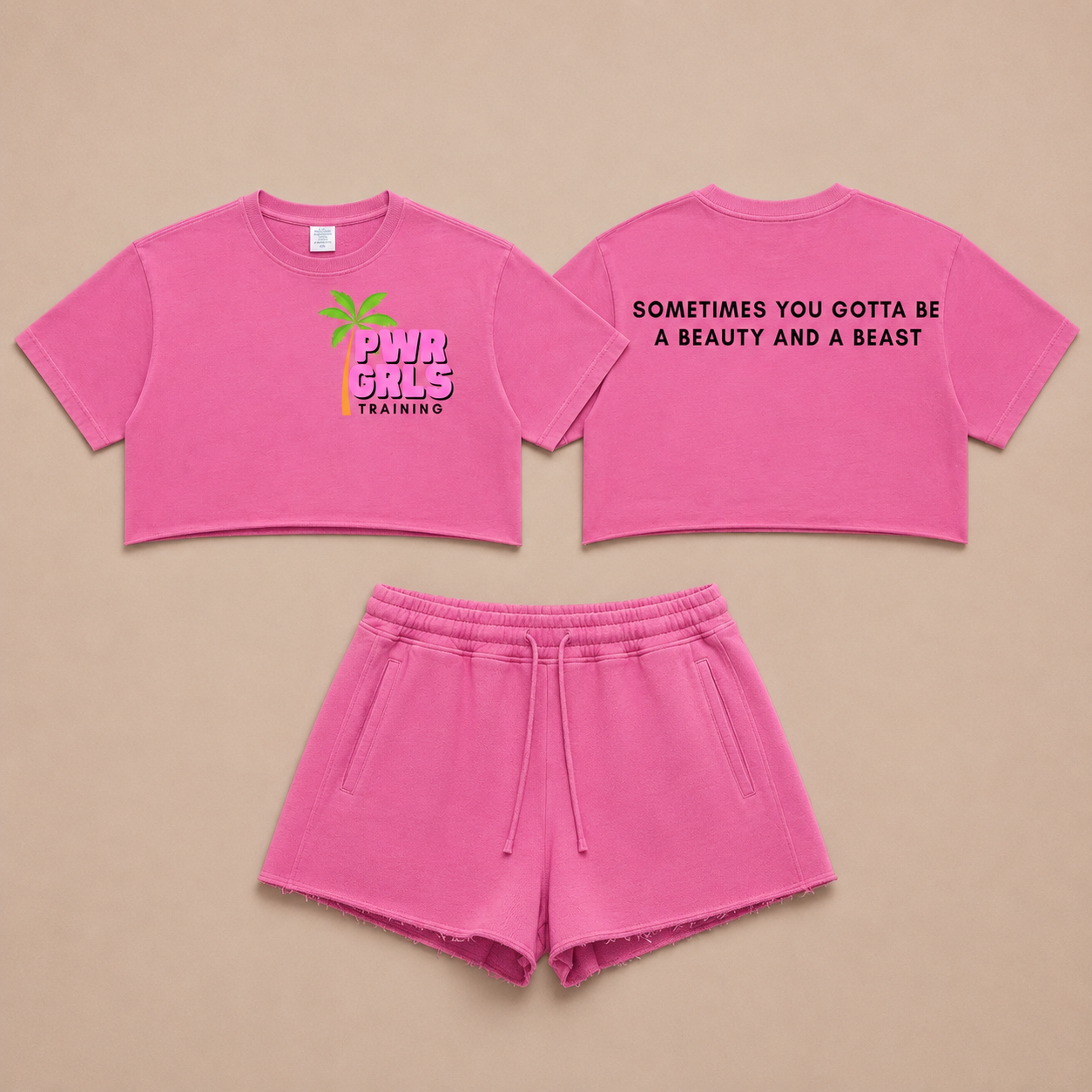 PWRGRLS Essentials — The Beauty & Beast Lounge Set