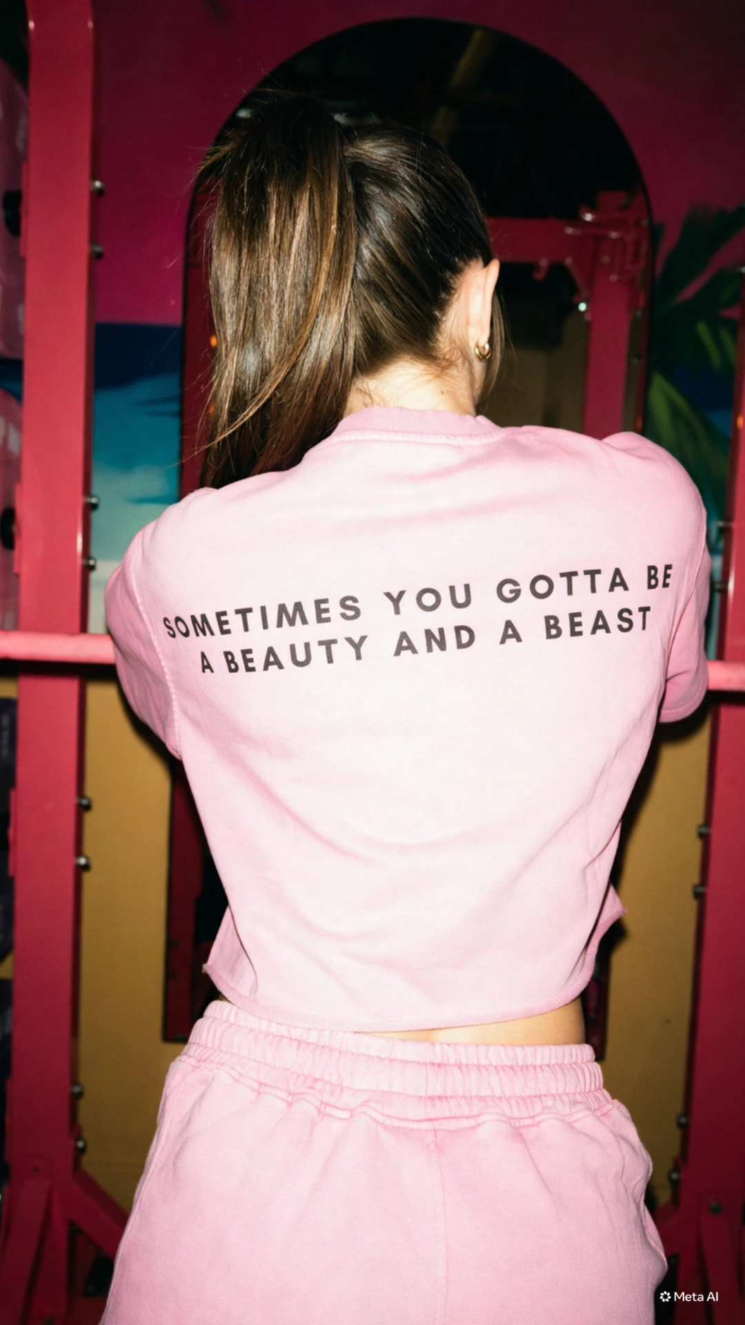 PWRGRLS Essentials — The Beauty & Beast Crop Top