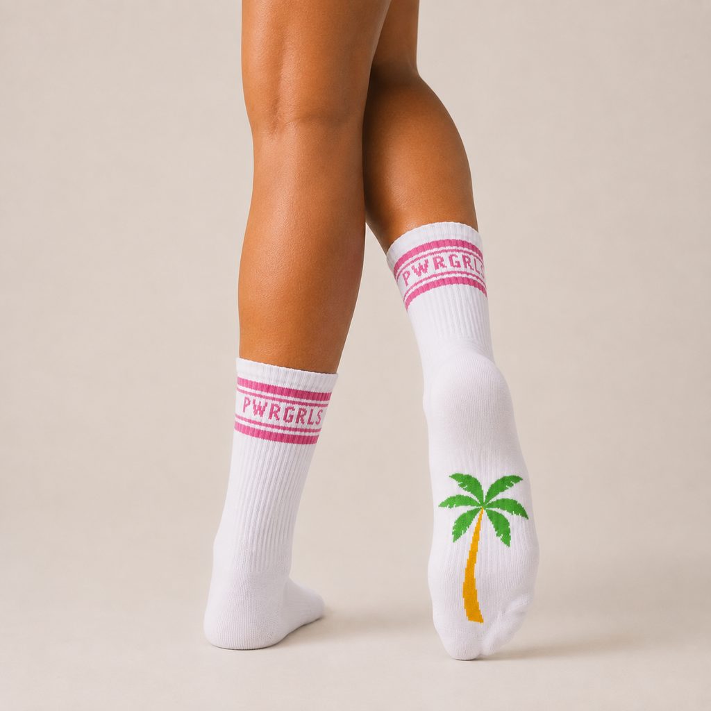 PWRGRLS Essentials — The Palm Tree Sock